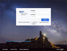 Tablet Screenshot of documentdelivery.epiqsystems.com